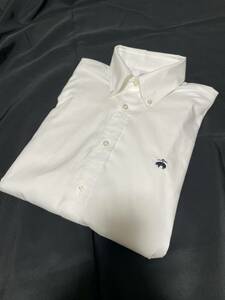 Brooks Brothers ノンアイロン　ストレッチコットン　ピンポイントオックスフォード　スポーツシャツ　Regent Fit ホワイト