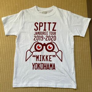 スピッツ TシャツSpitz ツアーTシャツ SPITZ 半袖Tシャツ JAMBOREE TOUR 2019-2020 オフィシャルTシャツ MIKKE YOKOHAMA バンドTシャツ