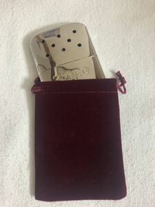 ハクキンカイロ　ハンドウォーマ　ハンディウォーマー用 ベロア調巾着袋 ケース　約11.8×9.7cm
