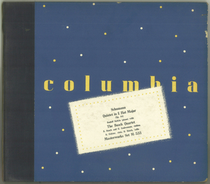 米Columbia MM-533　シューマン「ピアノ五重奏曲」　ゼルキン　ブッシュ四重奏団