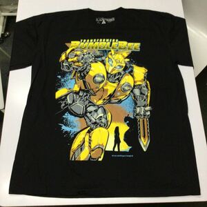 SR7D2. デザインTシャツ XXLサイズ　transformers Bumblebee トランスフォーマー　バンブルビー