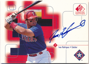 Ivan Rodriguez MLB 1999 Upper Deck UD SP Signature Edition Auto 直筆サインカード オート イバン・ロドリゲス