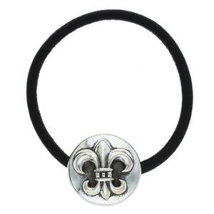 クロムハーツ Chrome Hearts HAIRBAND/BSフレアボタンヘアゴム シルバーコンチョ 中古 GZ11