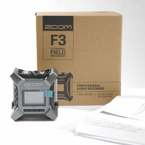 未使用開封品 ZOOM(ズーム) 32bitフロート録音対応 フィールドレコーダー F3 オーディオレコーダー 送料無料