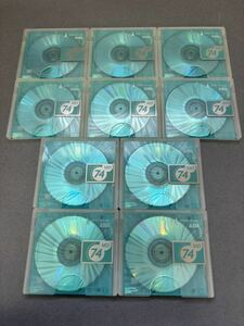 MD ミニディスク minidisc 中古 初期化済 AXIA アクシア 74 10枚セット 記録媒体