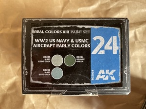 AKインタラクティブ[RCS024]WW2 US海軍&海兵隊航空機前期カラーズ [AK リアルカラーセット]