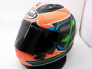 【送料無料】使用極わずか 美品 Arai アライ RX-7X VAN DER MARK ファン・デル・マーク Lサイズ スモークシールド付き YAMAHA