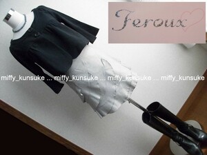 新品タグ付◆フェルゥFerouxのフリルたっぷりのガーリースカート◆10,395円