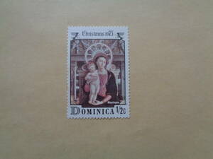 ドミニカ切手　1975年　クリスマス切手　聖母子　アンドレア・マンテーニャ　　1/2c
