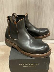 The Boots Shop購入 Rolling dub trio STAN ローリングダブトリオ スタン black 7h 25.5cm HORWEEN CHOMEXCEL CAT’S PAW