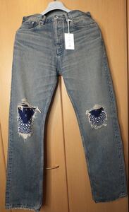 リメイクデニムジーンズ　dairiku ダイリク　新品未使用　ビームス別注　31 remake denim jeans デニムジーンズコレクション　デニムパンツ