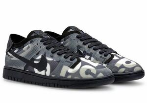 ★新品未使用★ COMME des GARCONS × NIKE DUNK LOW PRINT & BLACK US 11.5 29.5cm 箱 タグ付 CDG CZ2675-001 今期23