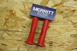 自転車　BMX グリップ MERRITT BILLY PERRY GRIP RED　即決　送料無料　新品未使用