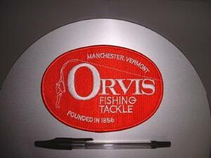 Orvis/オービス！楕円レッドワッペン・エンブレム☆