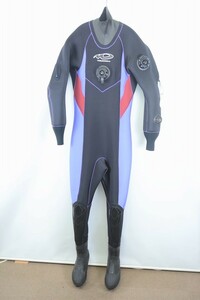 World Dive ワールドダイブ 5mm メンズ ドライスーツ（170cm/60kg/ブーツ26cm)［Dsuit-1509-03］