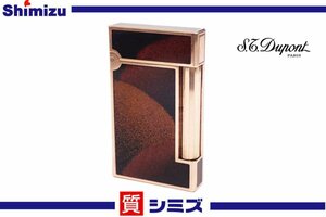 1円【S.T.Dupont】良品 着火未確認 デュポン ガスライター Dライン ラメ ピンクゴールドカラー 喫煙具 箱付 アクセサリー◆質屋出品