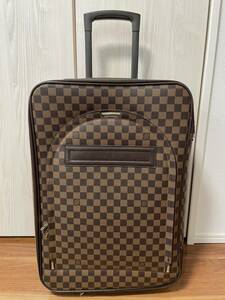 □【売り切り】LOUIS VUITTON ルイヴィトン N23294 ダミエ ペガス55 2輪 キャリーケース キャリーバッグ スーツケース 旅行かばん