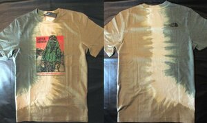 本物正規◆ノースフェイス◆Tシャツ BHMコレクション■M■タイダイ TEA GREEN/OLIVE■新品■アメリカ限定■51L BLACK HISTORY MONTH