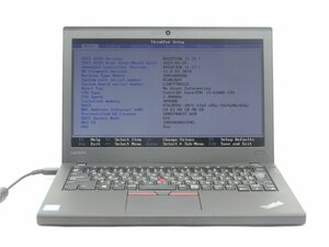 中古　Lenovo　X270　CORE6世代i5　 　メモリ4GB　　ノートパソコン　BIOSまで表示　　詳細不明/ジャンク扱い　送料無料