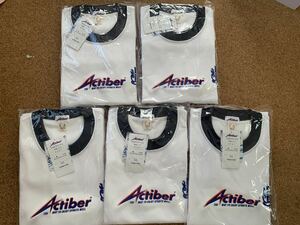 Actiber 半袖体操服 LL5枚セット ネイビー　体操着 体育着 新品 【AC 0001N】