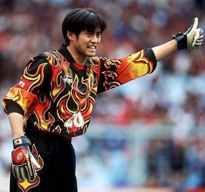 【匿名配送】【入手困難】1998　日本代表　GK ゴールキーパー　asics　アシックス　黒　赤　黄　FRANCE　フランス　川口能活　JAPAN