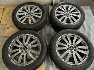 美品 レクサス LX600 2023年製 8～9分山位 ヨコハマ 265/50Ｒ22 スタッドレスタイヤ & 純正22インチアルミ 4本セット　/ LELX-T01