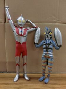 #i4【梱120】 バンプレスト スーパーソフビフィギュア ビックサイズ ウルトラマン バルタン星人 まとめ 箱無し