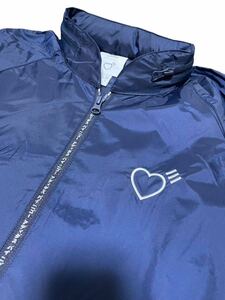 【美品】adidas アディダス x Human Made ヒューマンメイド【GM4256 WINDBREAKER JKT】ハート刺繍 ウィンドブレーカー ジャケットSサイズ