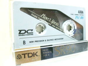 使用済み　中古　カセットテープ　富士AXIA　PS1　Type1　ノーマル　100分　1本　爪あり　No730　