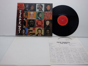 The Who「Face Dances」LP（12インチ）/CBS/Sony(25AP 2034)/洋楽ロック