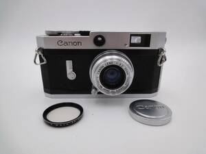 【1円スタート】 CANON P レンジファインダー フィルムカメラ レンズ 35mm f3.2 Canon LENS キャノン メタル レンズキャップ 