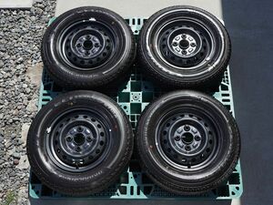 美品 納車前外し 12インチ ダイハツ 現行 アトレー 純正 4.00B +40 100-4H【145/80R12 80/78N LT 新車外し ハイゼット BS 鉄 車検】③