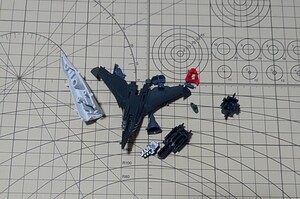 MG　フォースインパルスガンダム　戦闘機