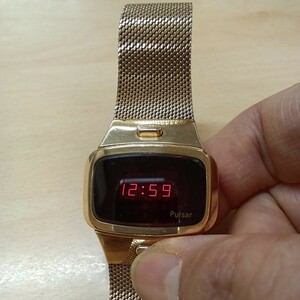 Pulsar LED time computer　パルサー　1970’s　LED　ドレスウォッチ　アンティーク　腕時計