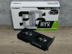 NVIDIA Palit GeForce RTX3060 12GB DUAL OC 【グラフィックボード】