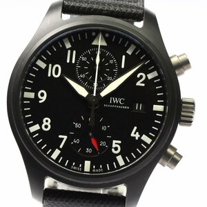 IWC IWC SCHAFFHAUSEN IW389001 パイロット・ウォッチ トップガン クロノグラフ 自動巻き メンズ 美品 保証書付き_755344