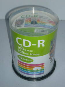 50811-8　HI DISC　CD-R　HDCR80GP100　700MB　80min　100枚パック　磁気研究所　MAG-LAR