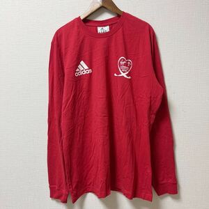 adidas アディダス ロンドンマラソン 2010 長袖Tシャツ 2XOサイズ レッド