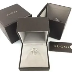 【廃盤品】GUCCI グッチ インターロッキング シルバー リング