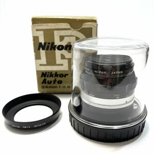 Nikon ニコン NIKKOR-N Auto 1:2.8 24mm カメラレンズ Fマウント マニュアルフォーカス alpひ0316