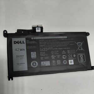 「T6」DELL Inspiron 3580 用　純正バッテリー WDX0R 11.4V 42Wh 　中古動作品