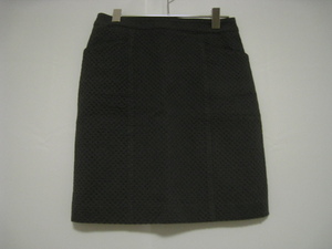KUMIKYOKU 組曲 ボトムス スカート グレー 灰色 サイズ2 前2ポケット 後ろスリット