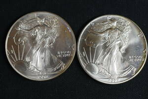 アメリカ銀貨 1992年 ウォーキング リバティ シルバーダラー 純銀 1oz　外貨　銀貨 .N