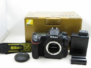 [22329W5]★極上美品★NIKON D500 ボディ 元箱付き