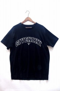 ジバンシィ GIVENCHY 23AW　Embroidered Signature Tシャツ メンズ ・L BM71CW3Y6B ブラック sy4806210635