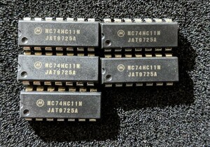 IC Motorola MC74HC11N 5個セット