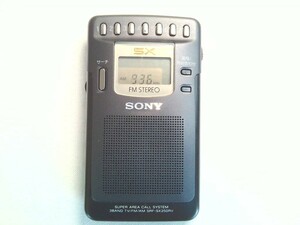 SONY ソニー　FM/AMラジオ　SRF-SX250RV　日本製★動作品！難あり