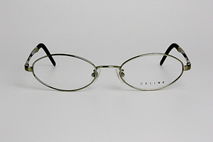 【未使用・新品】CELINE セリーヌ LUNETTES チタン フルリム グリーン VC1024J COLOR:G22 MADE IN JAPAN