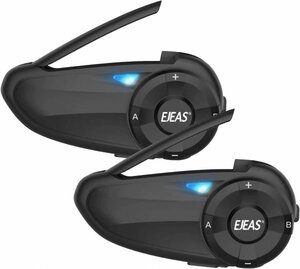 【在庫処分セール】バイク インカム 2個セット EJEAS Q7 7人接続 Bluetooth5.1 防水インターコム 音楽再生 Siri/S-voice IP67防水 FD-1022