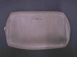 FURLA フルラ ミニ ポーチ グレージュ ■■ ☆ ebc0 レディース